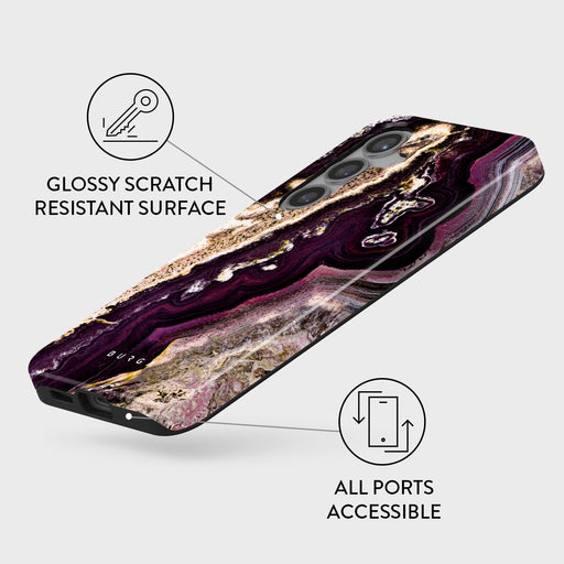 Purple Skies - Marble Samsung Galaxy S24 Case 7