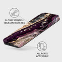 Purple Skies - Marble Samsung Galaxy S24 FE Case 3
