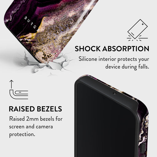 Purple Skies - Marble Samsung Galaxy S22 Plus Case 8