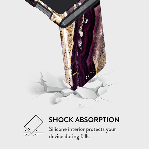 Purple Skies - Marble Samsung Galaxy Z Flip 5 Case 10