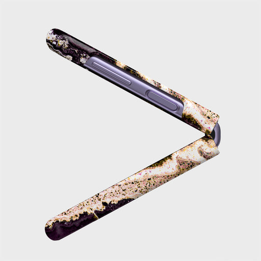 Purple Skies - Marble Samsung Galaxy Z Flip 4 Case 6