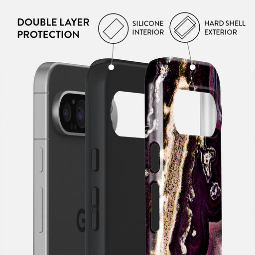 Purple Skies - Marble Google Pixel 9 Pro XL Case 2