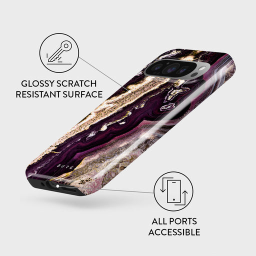 Purple Skies - Marble Google Pixel 9 Pro XL Case 3