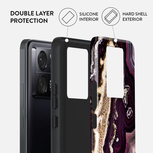Purple Skies - Marble Xiaomi 13T Pro Case 2