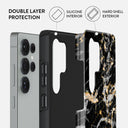 Make A Wish - Gold Marble Samsung Galaxy S25 Ultra Case 2