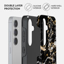 Make A Wish - Gold Marble Samsung Galaxy S24 FE Case 2