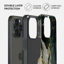 Northern Lights - Marble iPhone 15 Pro Max Case 6