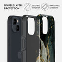 Northern Lights - Marble iPhone 15 Plus Case 6