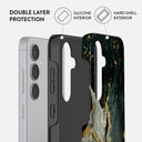 Northern Lights - Marble Samsung Galaxy S24 FE Case 2