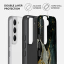 Northern Lights - Marble Samsung Galaxy S22 Case 6