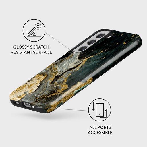 Northern Lights - Marble Samsung Galaxy S22 Case 7
