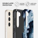 Frozen Lake - Gray Marble Samsung Galaxy S23 Case 6