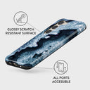 Frozen Lake - Gray Marble Samsung Galaxy S23 Plus Case 7