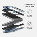 Frozen Lake - Gray Marble Samsung Galaxy Z Flip 5 Case 8