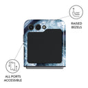 Frozen Lake - Gray Marble Samsung Galaxy Z Flip 5 Case 9