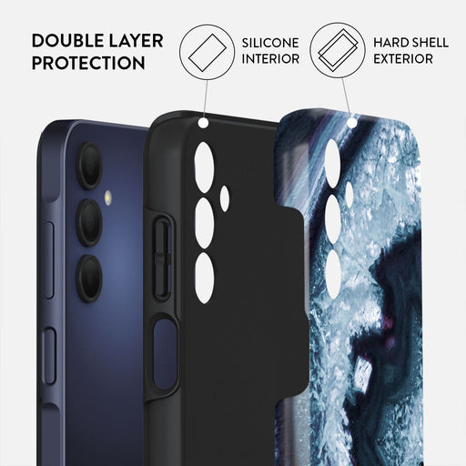 Frozen Lake - Gray Marble Samsung Galaxy A15 4G / 5G Case 2