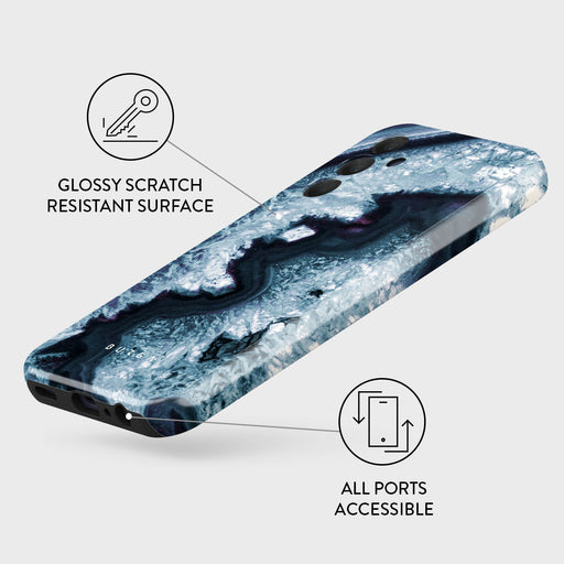 Frozen Lake - Gray Marble Samsung Galaxy A15 4G / 5G Case 3
