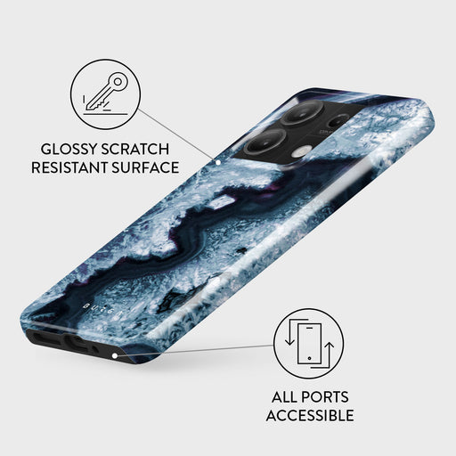 Frozen Lake - Gray Marble Xiaomi Redmi Note 13 5G Case 3
