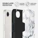 White Winter - Classy Marble iPhone 16e Case 2