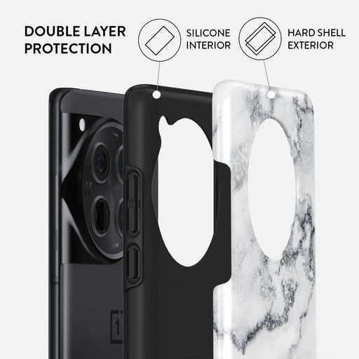 White Winter - Classy Marble OnePlus 12 Case 2