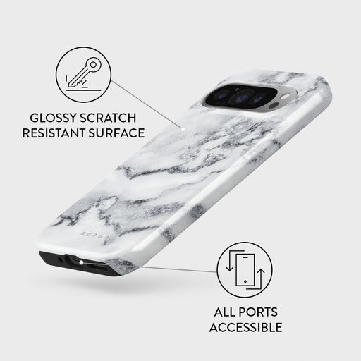 White Winter - Classy Marble Google Pixel 9 Pro XL Case 3