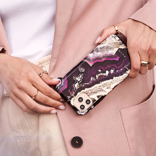 Purple Skies - Marble Samsung Galaxy Z Flip 4 Case 35