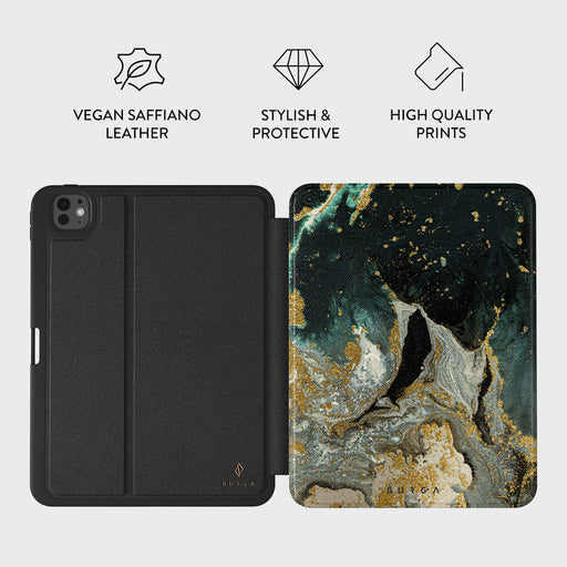 Northern Lights - Marble iPad Pro 11 (7th Gen) Case 2