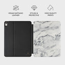 White Winter - Classy Marble iPad Air 10.9 (5th/4th Gen) Case 3