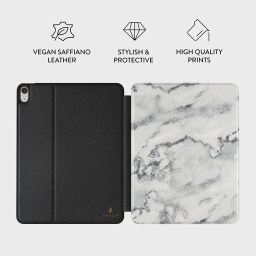 White Winter - Classy Marble iPad Air 10.9 (5th/4th Gen) Case 3