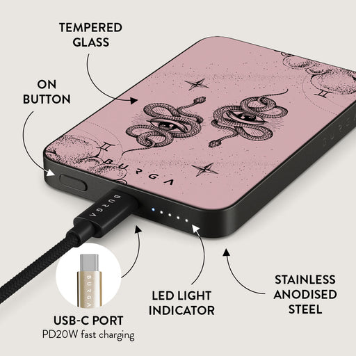 Gemini - Magnetic Power Bank 25