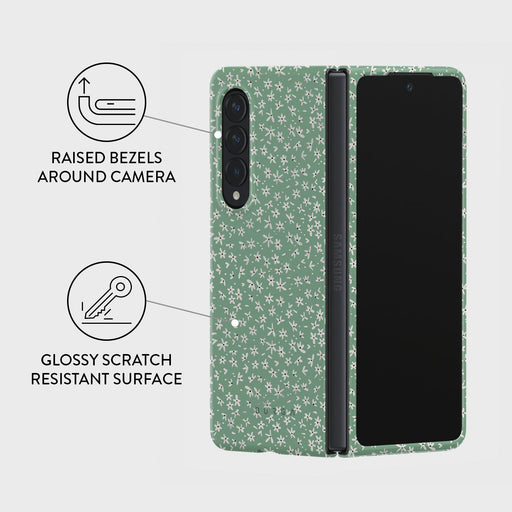 Lush Meadows - Floral Samsung Galaxy Z Fold 3 Case 3
