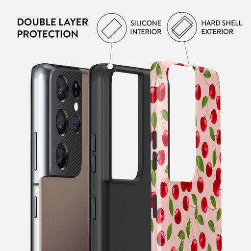 Afternoon Treat - Cherry Samsung Galaxy S21 Ultra Case 6