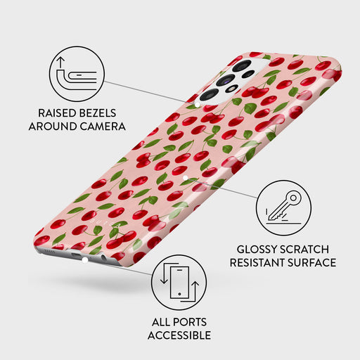 Afternoon Treat - Cherry Samsung Galaxy A72 4G / 5G Case 3