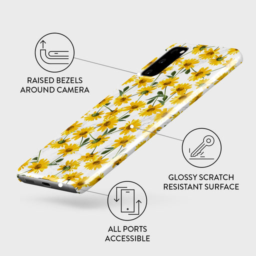 Summer Scent - Yellow Flower Samsung Galaxy S20 4G / 5G Case 3