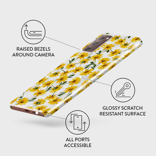 Summer Scent - Yellow Flower Samsung Galaxy Note 20 4G / 5G Case 3