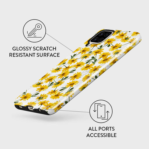Summer Scent - Yellow Flower Samsung Galaxy A12 4G Case 7