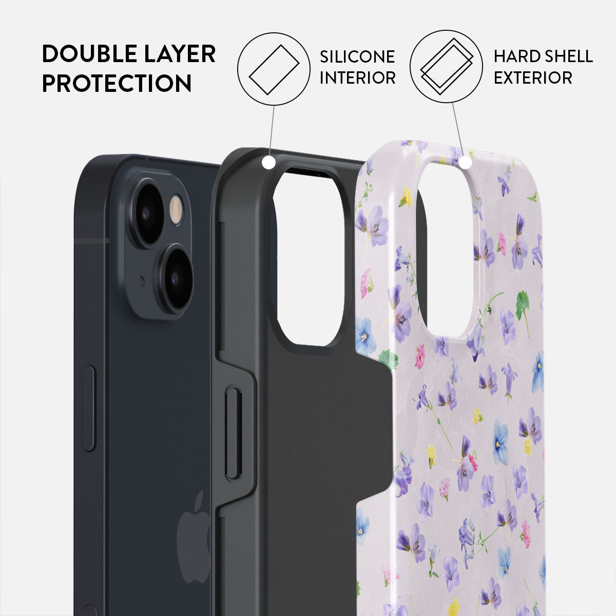 Wildflower iPhone 13 Mini Case BURGA - Main Image