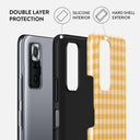 Tuscan Sun - Yellow Plaid Xiaomi Redmi Note 10 Pro Case 2