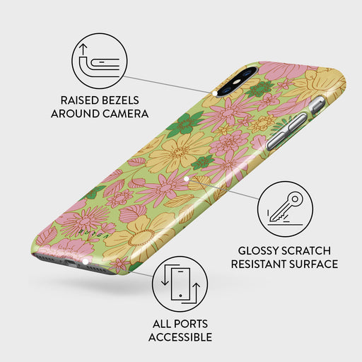 Amalfi Coast - Colorful Floral iPhone XS Max Case 3