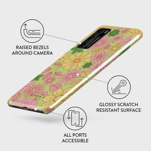Amalfi Coast - Colorful Floral Huawei P40 Case 3