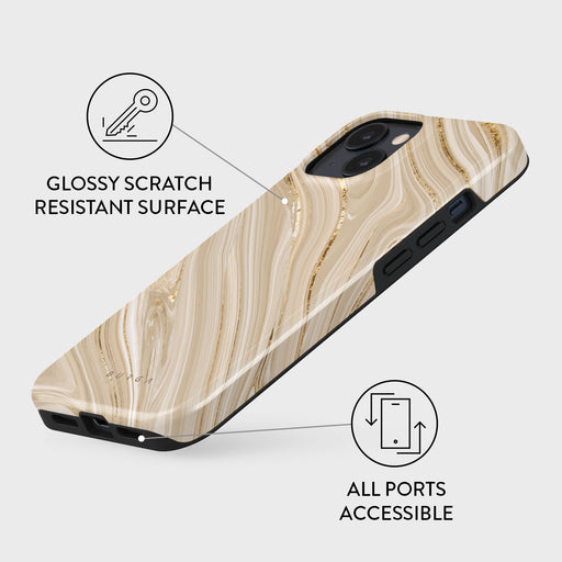 Full Glam - Beige iPhone 13 Mini Case 7