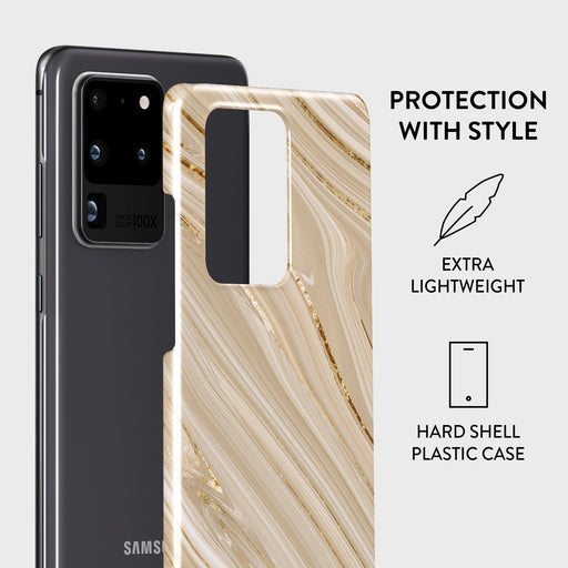 Full Glam - Beige Samsung Galaxy S20 Ultra 4G / 5G Case 2