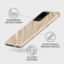 Full Glam - Beige Samsung Galaxy S20 Ultra 4G / 5G Case 3