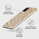 Full Glam - Beige Samsung Galaxy A71 4G Case 3