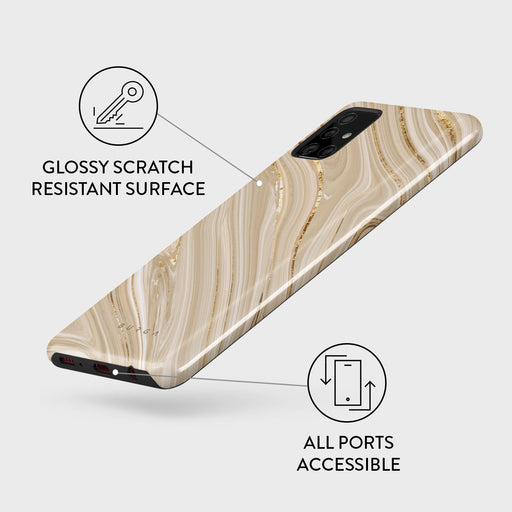 Full Glam - Beige Samsung Galaxy A71 4G Case 7