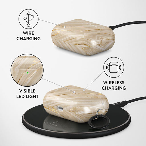 Full Glam - Beige AirPods Pro Case 3