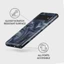 Navy Trench - Blue Google Pixel 6 Pro Case 3