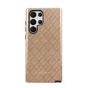 Simply Cream - Quilted Samsung Galaxy S22 Ultra Case