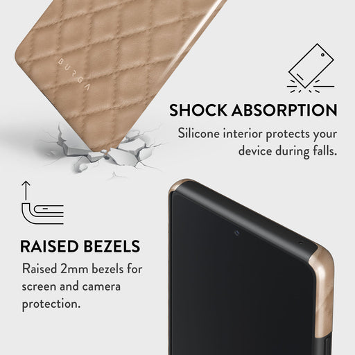 Simply Cream - Quilted Samsung Galaxy S10 Lite Case 8
