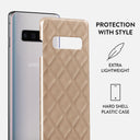 Simply Cream - Quilted Samsung Galaxy S10 Plus Case 2